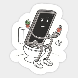 Toilet humour Sticker